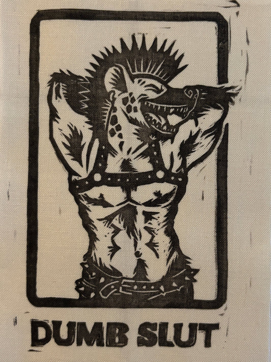 Dumb Slut patch on Cream