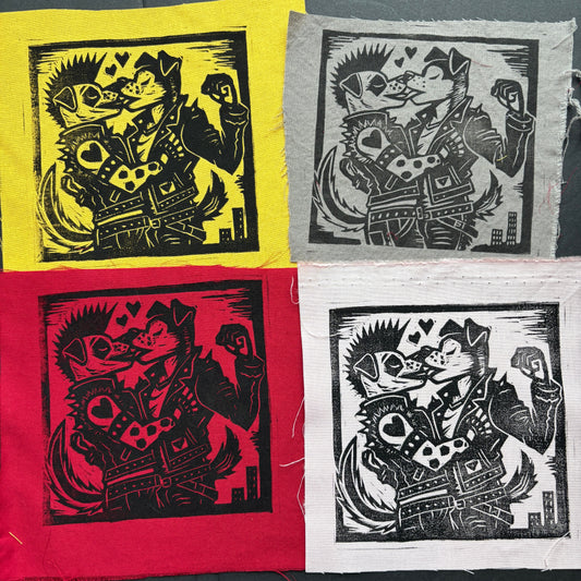 MISPRINT: Dogs Kissing Patch (exclusive)