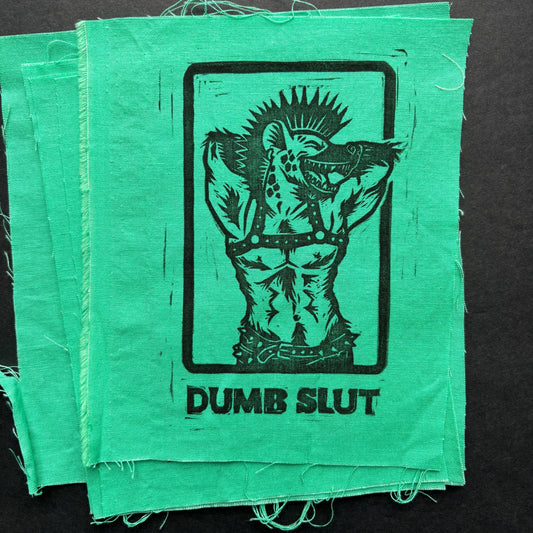 Dumb Slut Patch - Turquoise (exclusive)