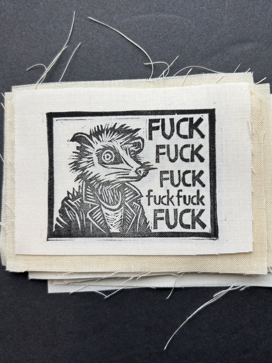 FUCKFUCKFUCK Opossum Patch