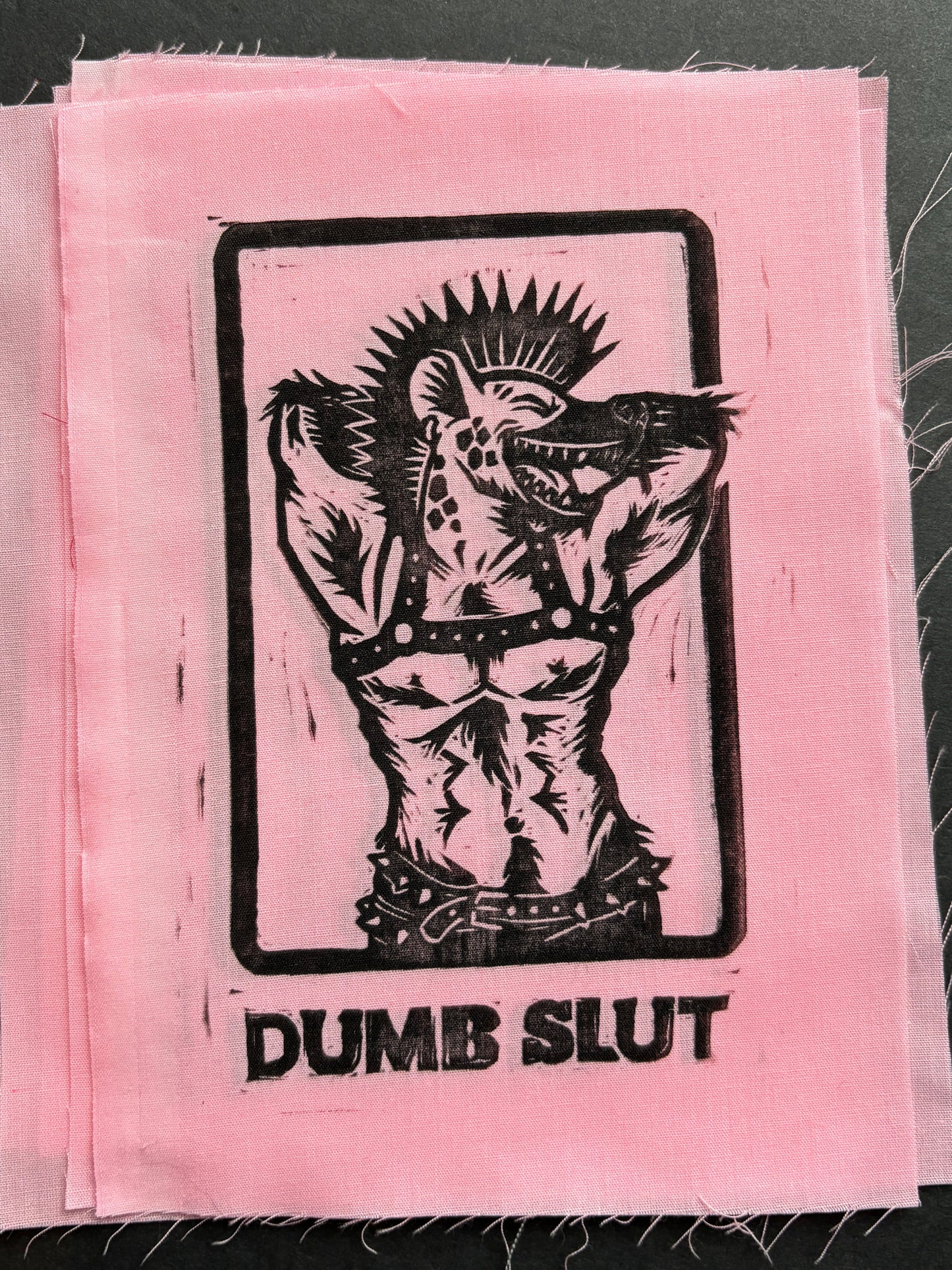 Dumb Slut Patch - Pink (exclusive)