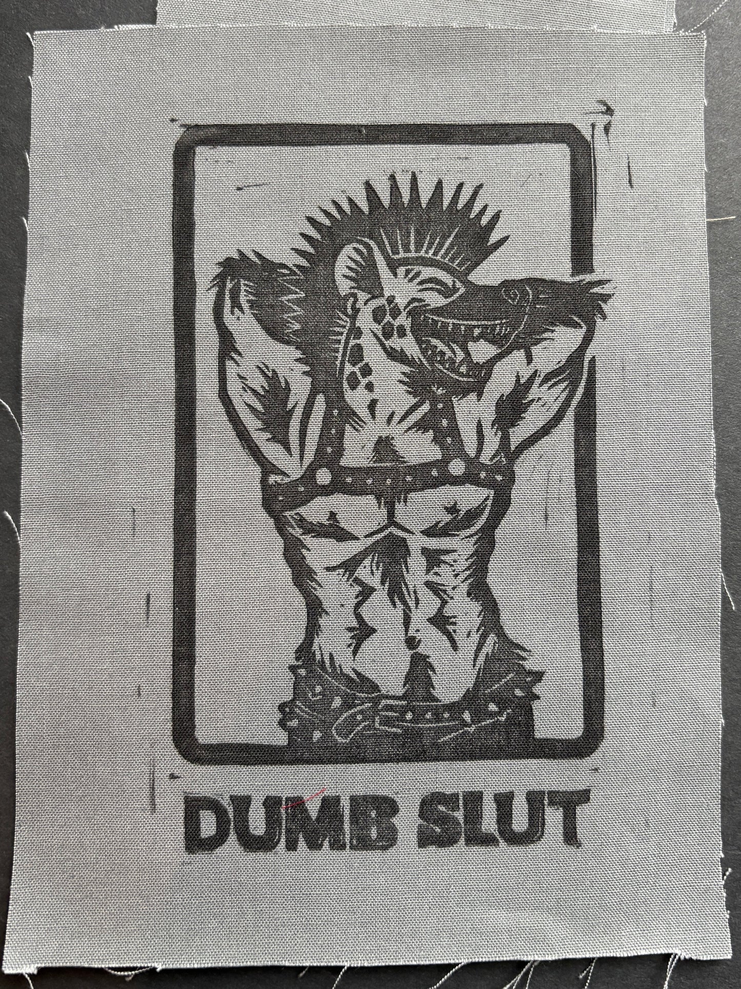 Dumb Slut Patch - Gray (exclusive)