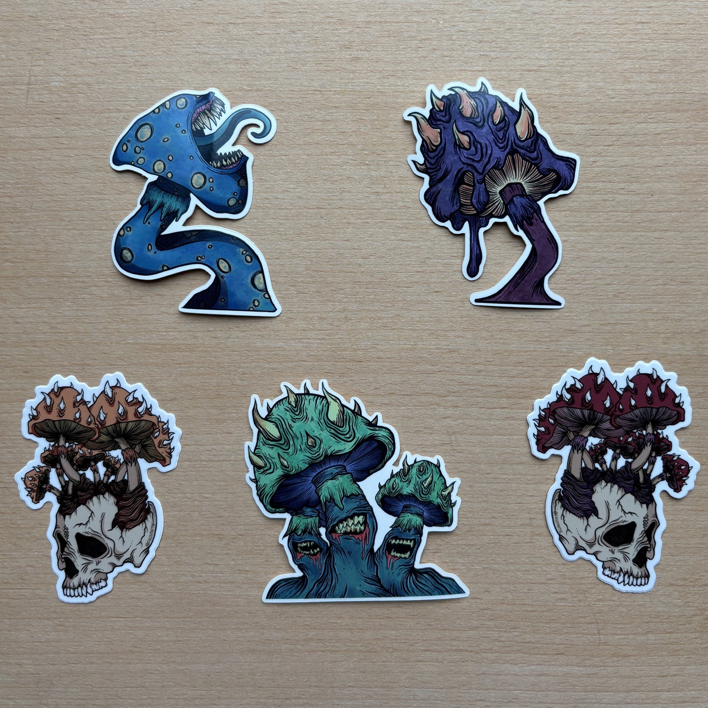 Mushroom-Related Stickers (Discontinued)