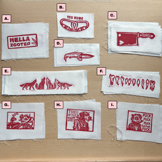 Red Inked Patches (Discontinued)