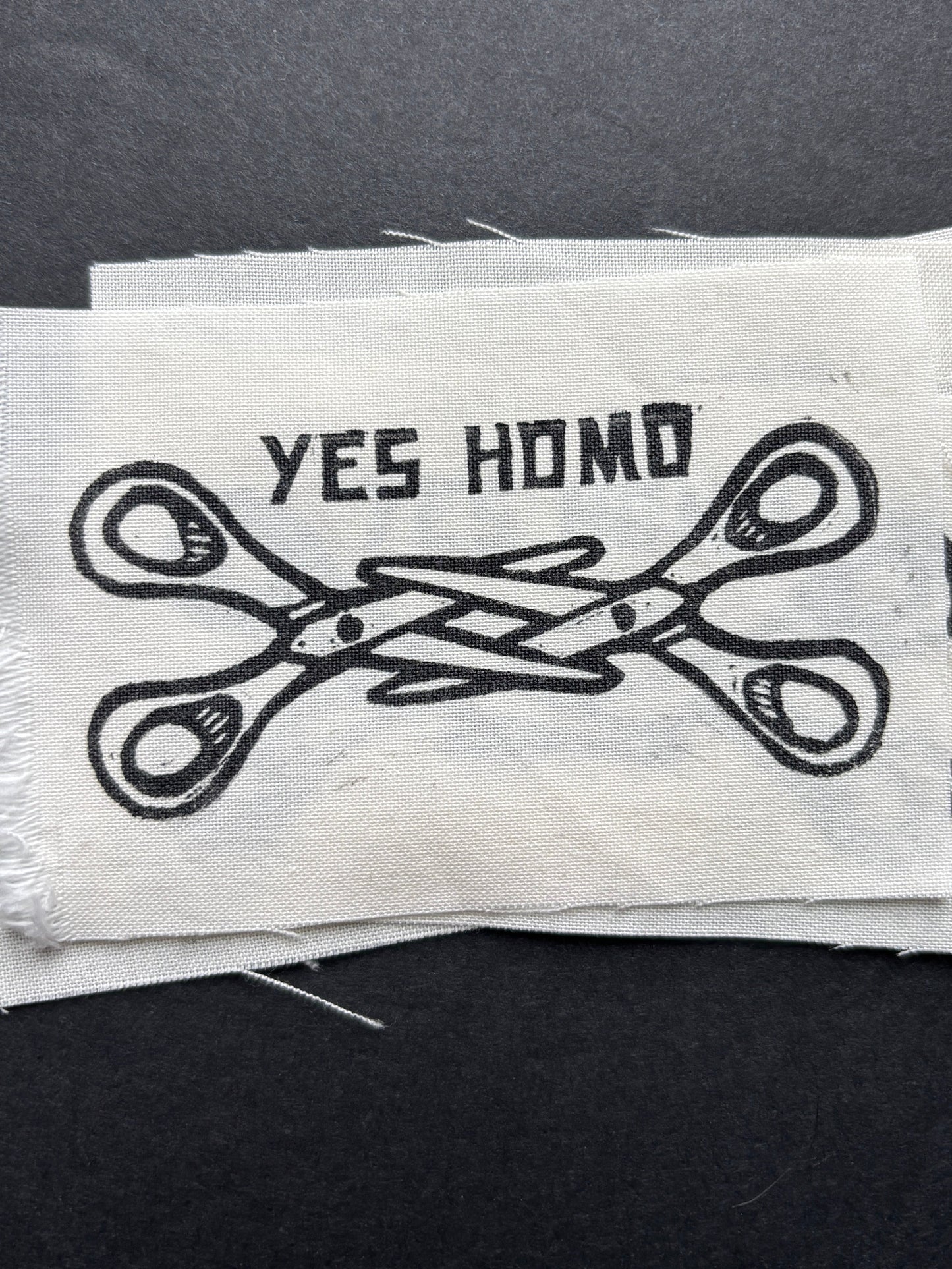 Yes Homo - Scissors Patch