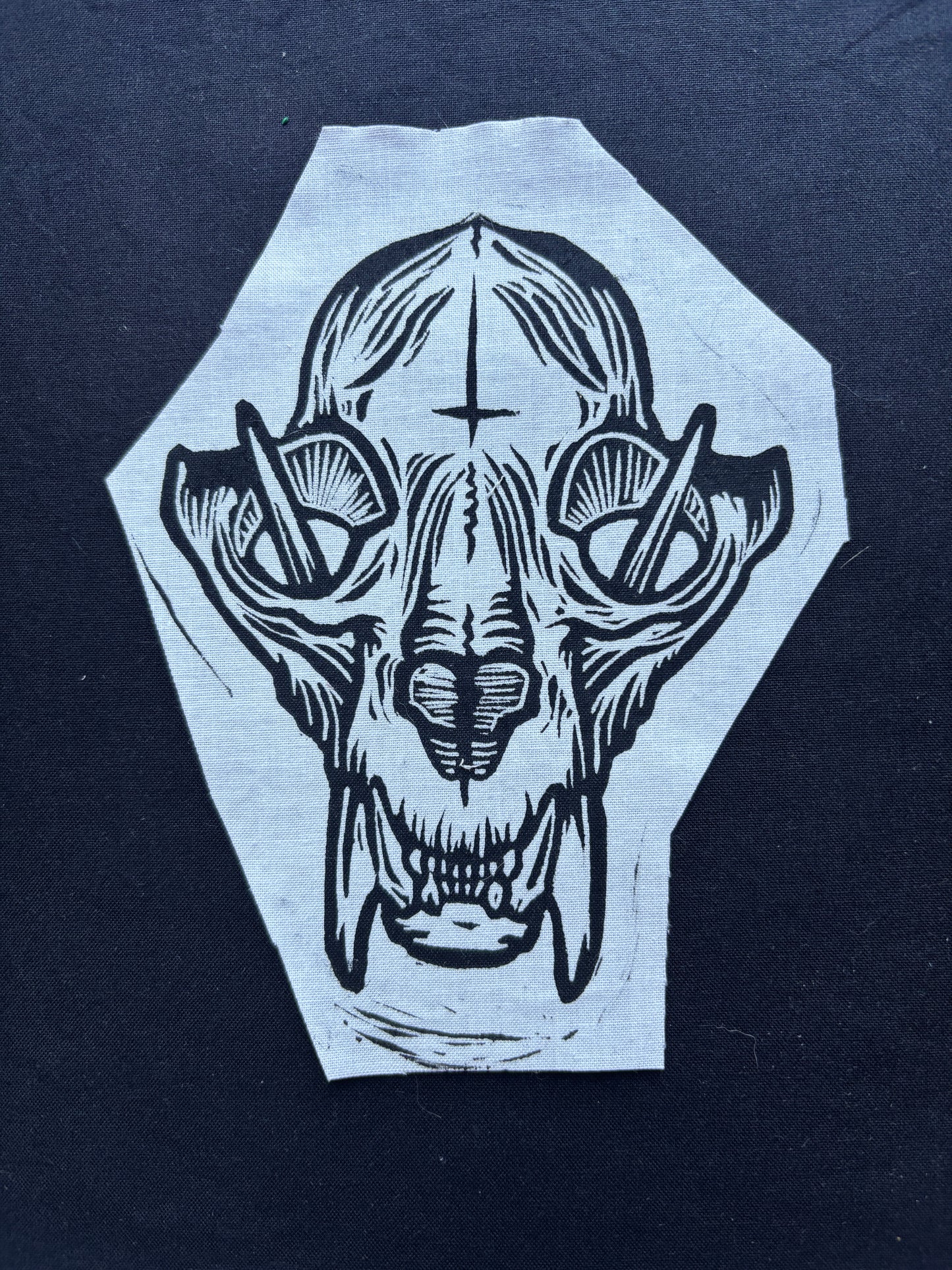 Canine skull patch