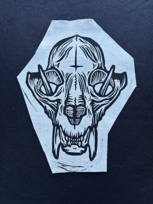 Canine skull patch